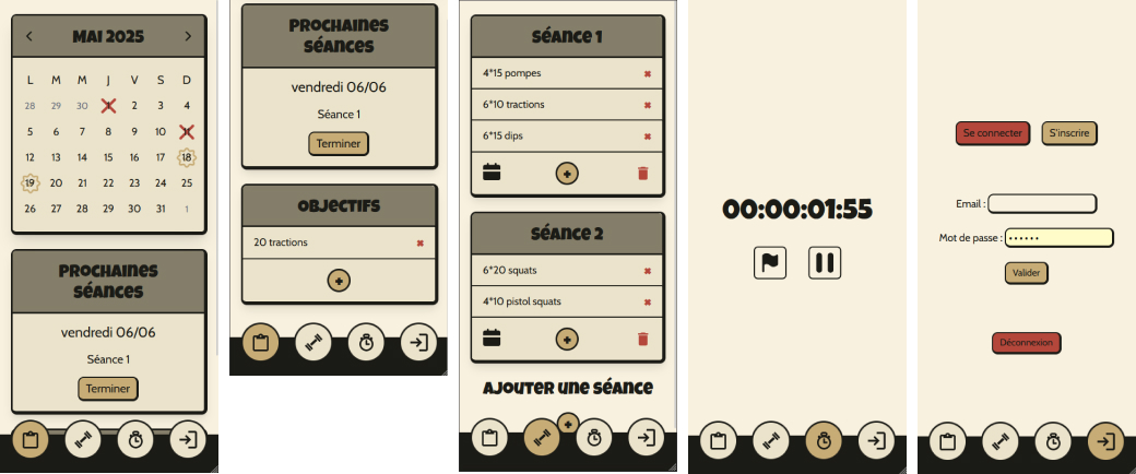 Aperçu de Calis Tracker